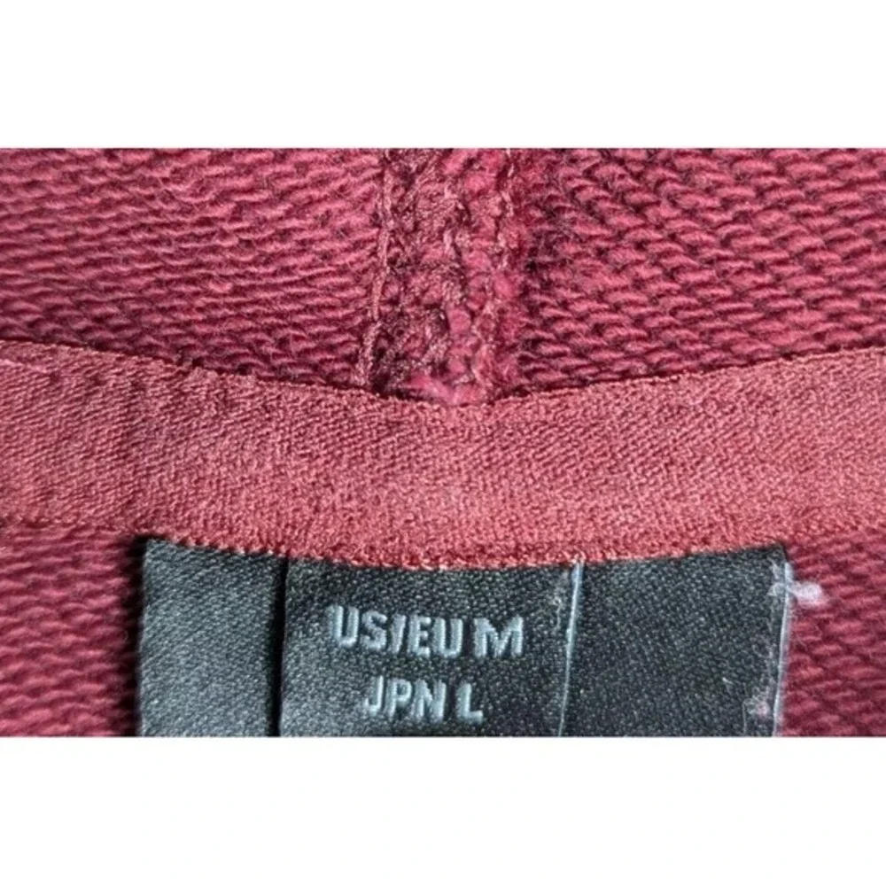 Oakley Mens Graphic Pullover‎ Hoodie Burgundy Maroon Size Medium Y2K 2000s Logo